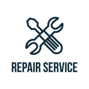 repair-service-flat-logo-design-vector